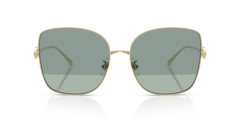 Tory Burch TY6106D in Shiny Light Gold / Green (33462A) - Back View