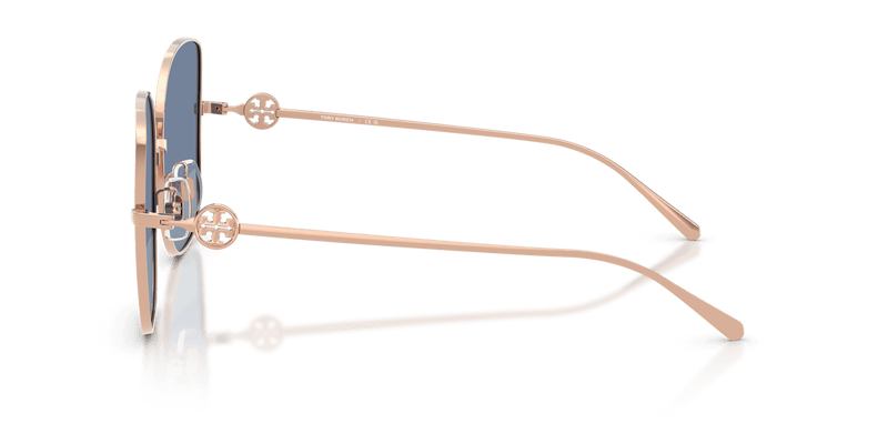 Tory Burch TY6106D in Shiny Light Rose Gold / Blue (33584U) - Alternate View