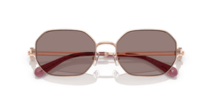 Light Rose Gold / Light Brown Purple Mirror (33587N)