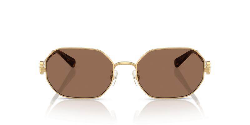 Tory Burch TY6113 in Shiny Gold / Dark Brown (334373) - Alternate View