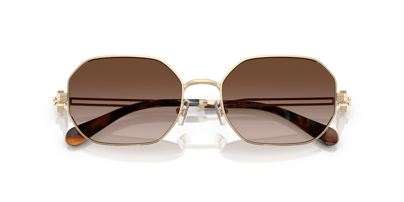 Tory Burch TY6113 in Shiny Light Gold / Brown Gradient (334613) - Side View