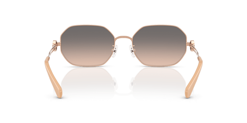 Tory Burch TY6113 in Shiny Light Rose Gold / Light Brown Gradient Grey (3358G9) - Alternate View