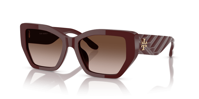 Tory Burch TY7187U in Berry Red / Brown Gradient (201813) - Alternate View