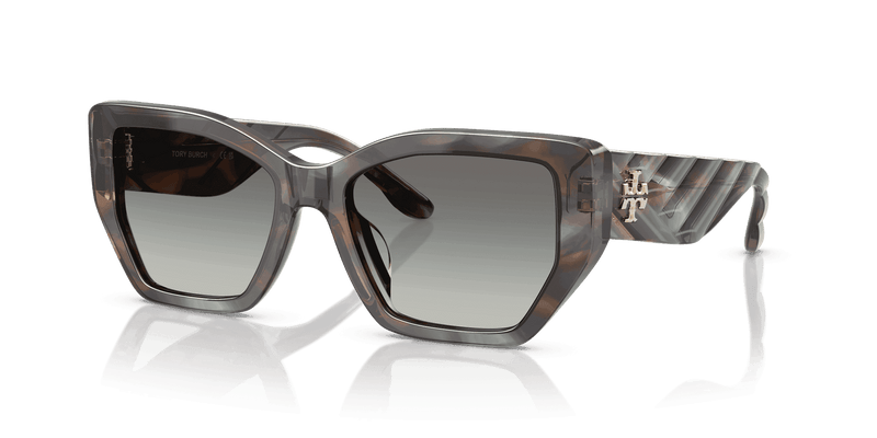 Tory Burch TY7187U in Blue Smoke Tortoise / Grey Gradient (207111) - Alternate View