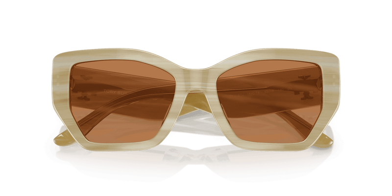Tory Burch TY7187U in Ivory Horn / Brown (189073) - Alternate View