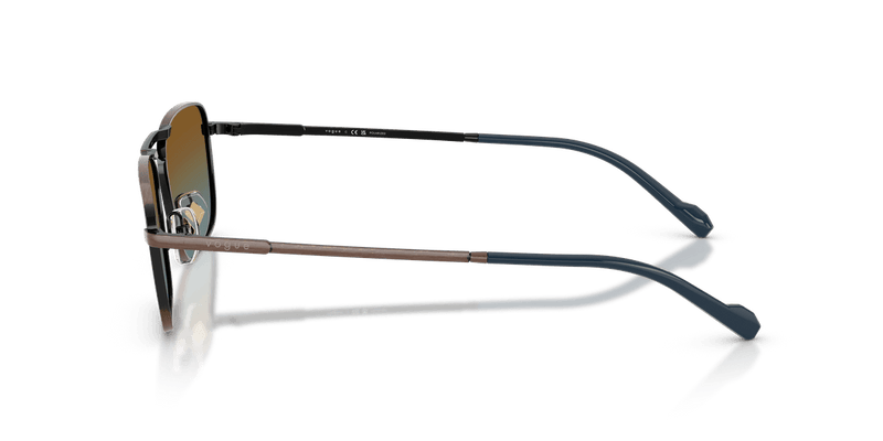 Vogue Eyewear VO4346S in Antique Copper / Blue Gradient Brown Polarized - Alternate View