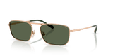 Rose Gold / Dark Green Polarized
