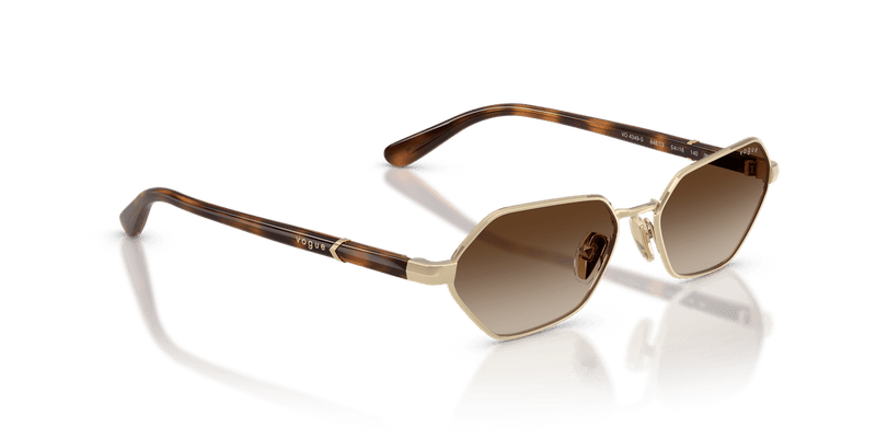 Vogue Eyewear VO4349S in Pale Gold / Brown Gradient - Alternate View