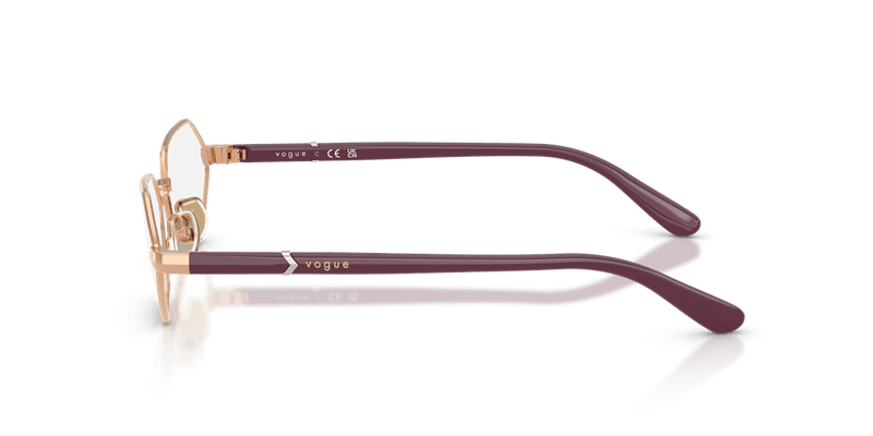 Vogue Eyewear VO4350 in Rose Gold / Demo Lens - Alternate View