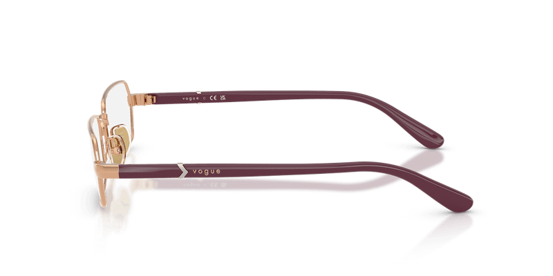 Vogue Eyewear VO4351 in Rose Gold / Demo Lens - Alternate View