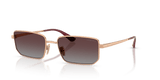 Rose Gold / Polarized Grey Gradient Violet