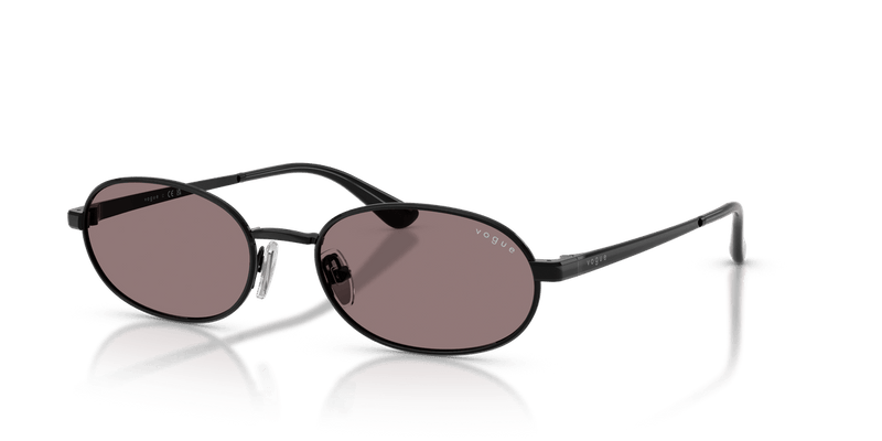 Vogue Eyewear VO4353S in Black / Dark Purple - Front View
