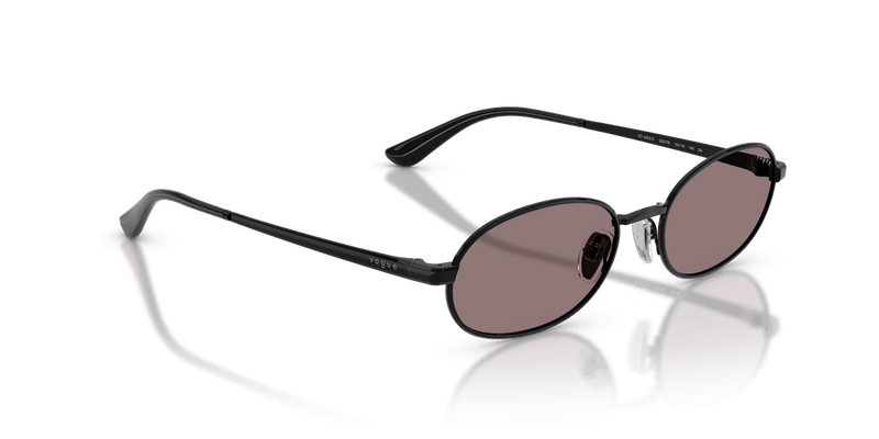 Vogue Eyewear VO4353S in Black / Dark Purple - Temple Detail