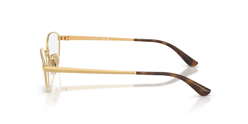 Vogue Eyewear VO4355 in Gold / Demo Lens - Side View