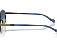 Antique Gold / Azure Gradient Dark Blue