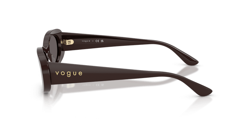 Vogue Eyewear VO5582S in Full Brown / Black Smoke - Side View