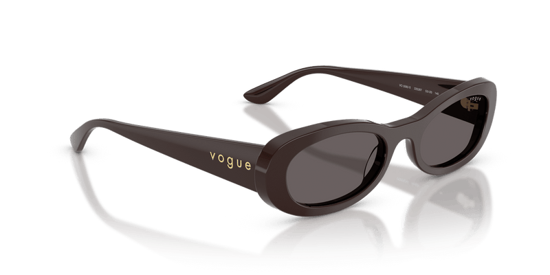 Vogue Eyewear VO5582S in Full Brown / Black Smoke - Temple Detail
