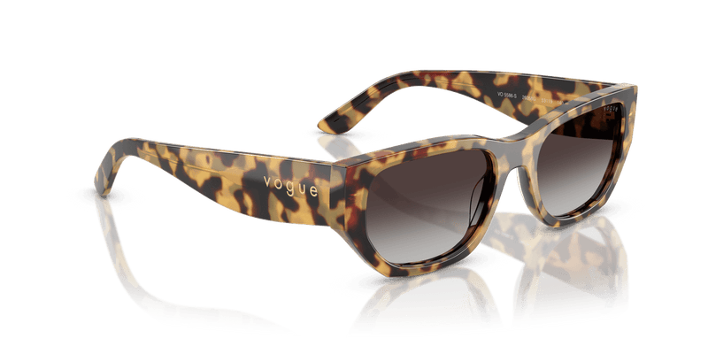 Vogue Eyewear VO5586S in Yellow Tortoise / Grey Gradient - Alternate View