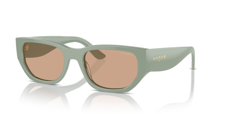Vogue Eyewear VO5586S in Full Light Green / Dark Brown - Alternate View