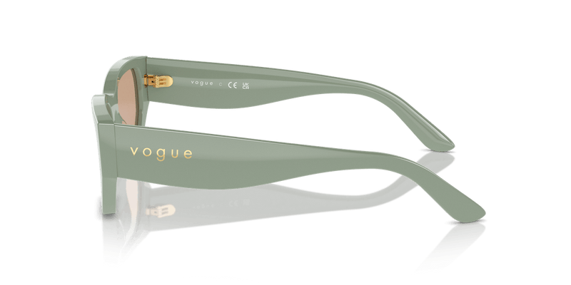Vogue Eyewear VO5586S in Full Light Green / Dark Brown - Alternate View