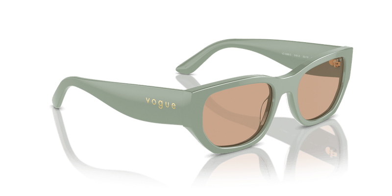 Vogue Eyewear VO5586S in Full Light Green / Dark Brown - Alternate View