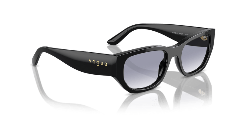 Vogue Eyewear VO5586S in Black / Clear Gradient Blue - Alternate View