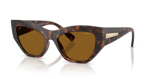 Vogue Eyewear VO5607S - Total Dark Havana / Dark Brown Polarized
