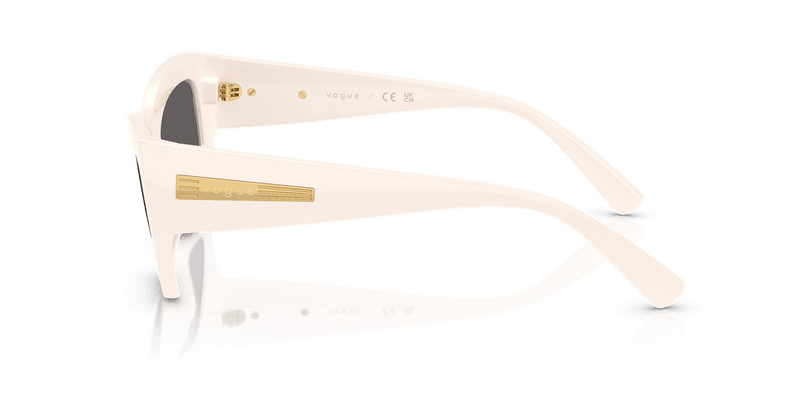 Vogue Eyewear VO5607S in Full Ivory / Black Smoke - Alternate View