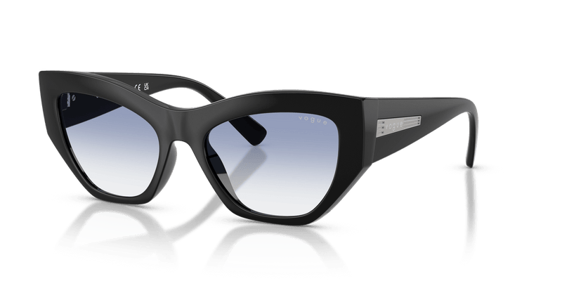 Vogue Eyewear VO5607S in Black / Clear Gradient Light Blue - Alternate View