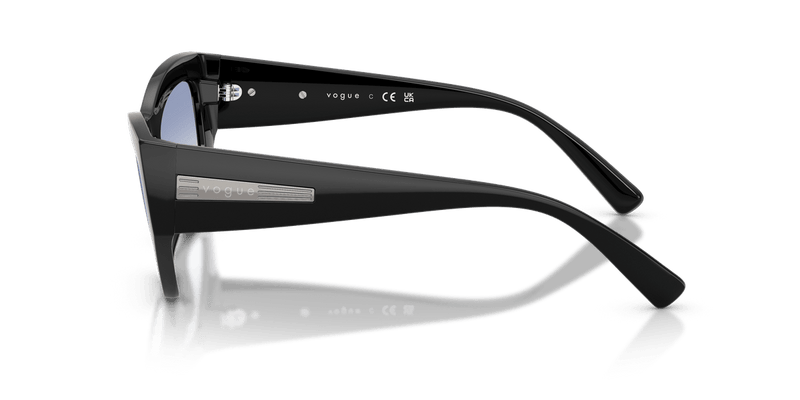 Vogue Eyewear VO5607S in Black / Clear Gradient Light Blue - Alternate View