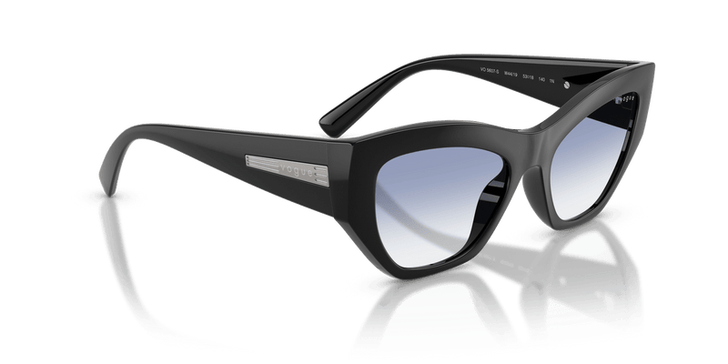 Vogue Eyewear VO5607S in Black / Clear Gradient Light Blue - Alternate View