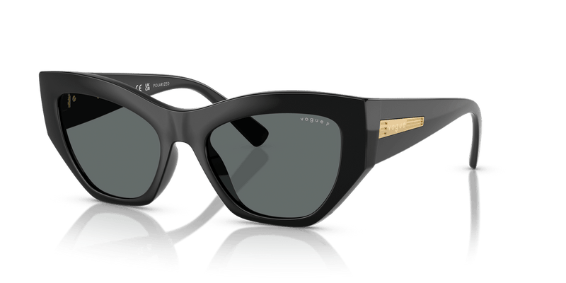 Vogue Eyewear VO5607S in Black / Dark Grey Polarized - Alternate View