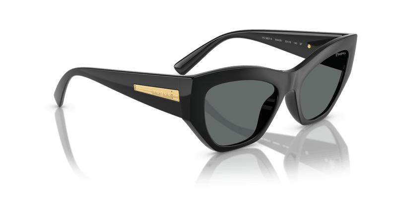 Vogue Eyewear VO5607S in Black / Dark Grey Polarized - Alternate View