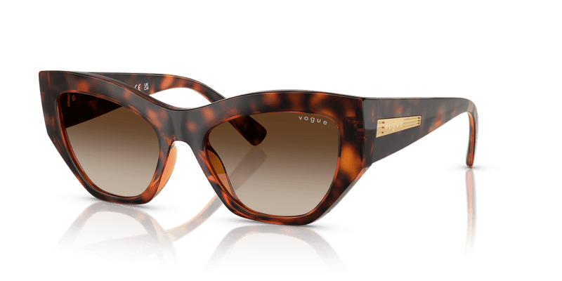 Vogue Eyewear VO5607S in Dark Havana / Gradient Dark Brown - Alternate View