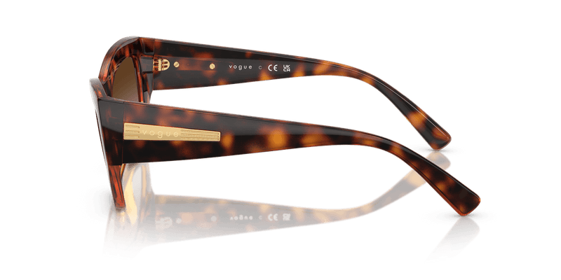Vogue Eyewear VO5607S in Dark Havana / Gradient Dark Brown - Alternate View