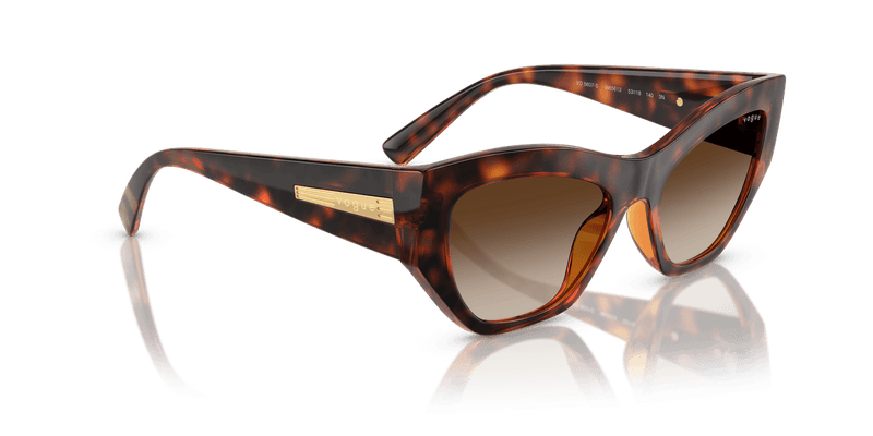 Vogue Eyewear VO5607S in Dark Havana / Gradient Dark Brown - Alternate View