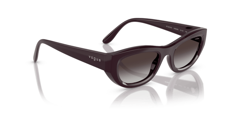 Vogue Eyewear VO5616S in Full Bordeaux / Grey Gradient - Temple Detail