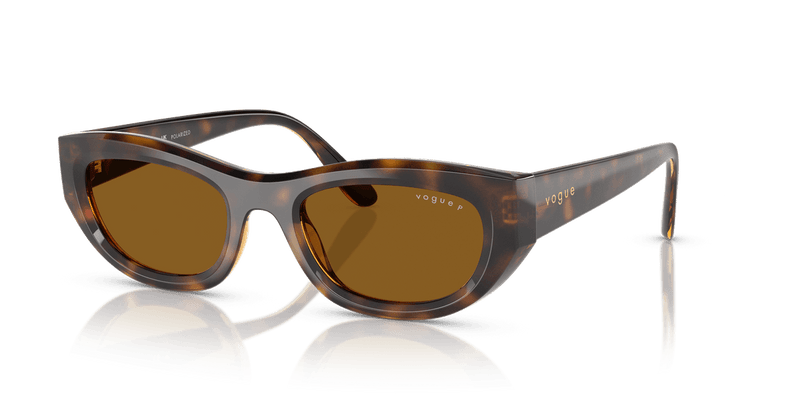 Vogue Eyewear VO5616S in Total Dark Havana / Dark Brown Polarized - Alternate View