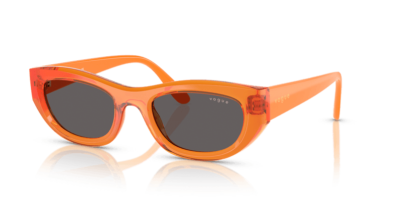 Vogue Eyewear VO5616S in Transparent Orange / Black Smoke - Alternate View