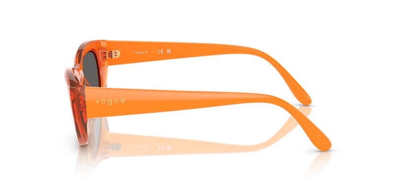Vogue Eyewear VO5616S in Transparent Orange / Black Smoke - Alternate View