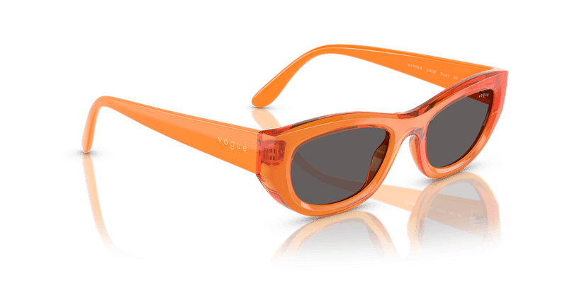 Vogue Eyewear VO5616S in Transparent Orange / Black Smoke - Alternate View