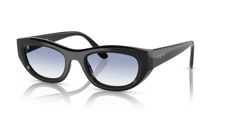 Vogue Eyewear VO5616S in Black / Clear Gradient Light Blue - Alternate View