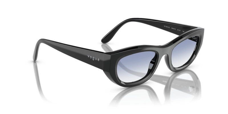 Vogue Eyewear VO5616S in Black / Clear Gradient Light Blue - Alternate View