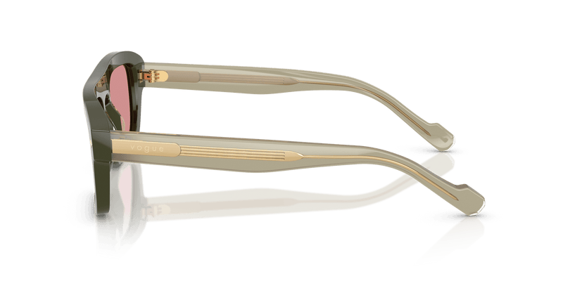 Vogue Eyewear VO5620S in Full Green / Pink Dark Mirror Red (3217F6) - Alternate View
