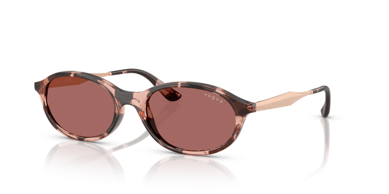 Vogue Eyewear VO5625S in Rose Havana / Dark Violet (319969) - Front View