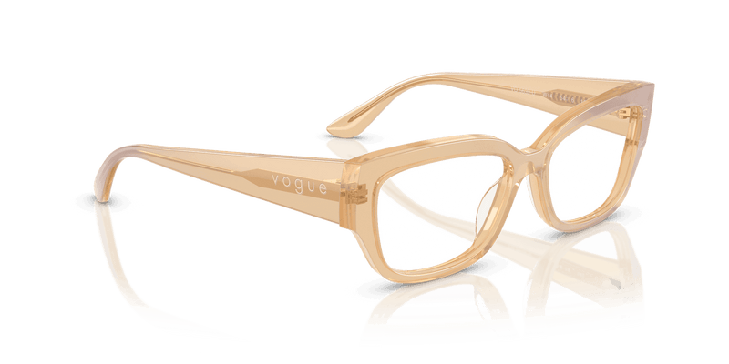 Vogue Eyewear VO5639U in Transparent Pearl Cream (3234) - Back View
