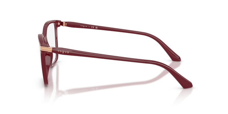 Vogue Eyewear VO5654 in Full Cherry (2875) - Temple Detail