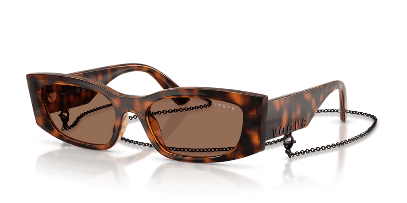 Vogue Eyewear VO5655SU in Dark Havana / Dark Brown (W65673) - Alternate View