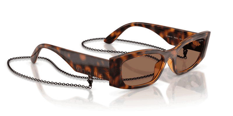 Vogue Eyewear VO5655SU in Dark Havana / Dark Brown (W65673) - Alternate View
