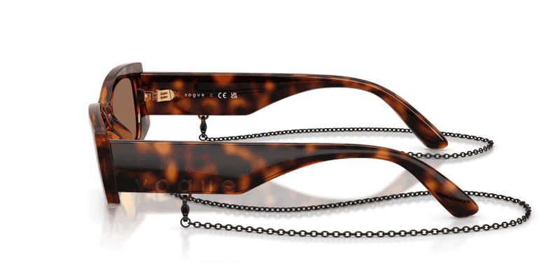 Vogue Eyewear VO5655SU in Dark Havana / Dark Brown (W65673) - Alternate View
